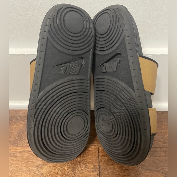 Nike Off-Court Gold & Black Duo Revive Foam Slides Size 7 - Picture 5 of 7